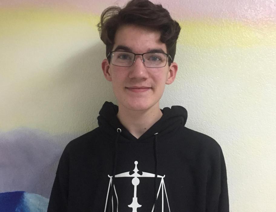CHS Student of the Week Nathan Wetzel.