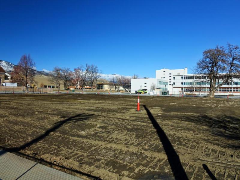 Facing northwest