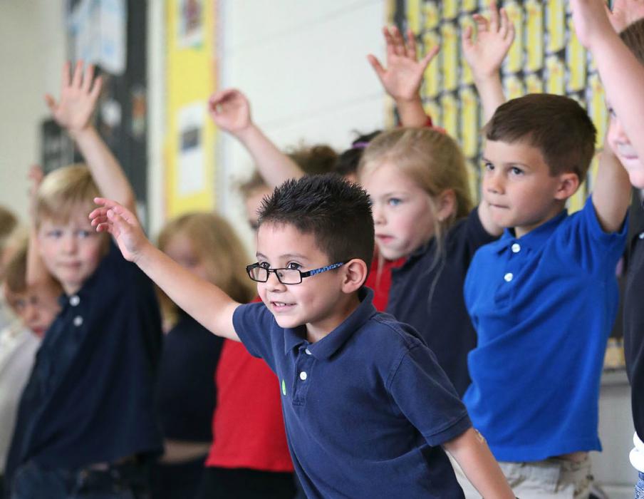 Kindergarteners interact during a 2015 class at Bordewich Bray Elementary. Cathleen Allison, Nevada Momentum