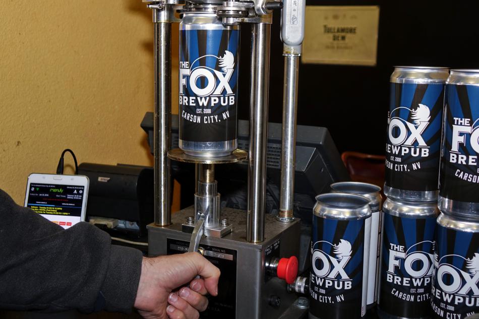 The Crowler device cans your selected brew on-demand