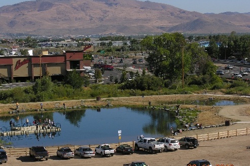 Baily Pond at Fuji Park in south Carson City.