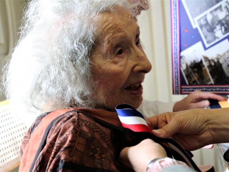 Photos by Brett Fisher. Sara Boogay Garcia has a special ribbon pinned on for her birthday.
