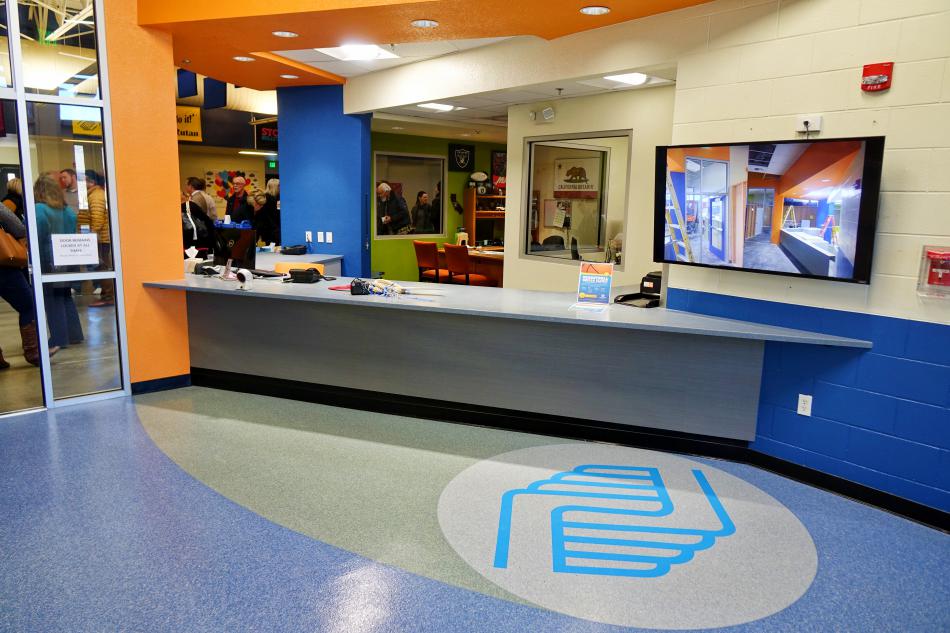 The Boys & Girls Clubs of Western Nevada’s new secure entrance upon completion.