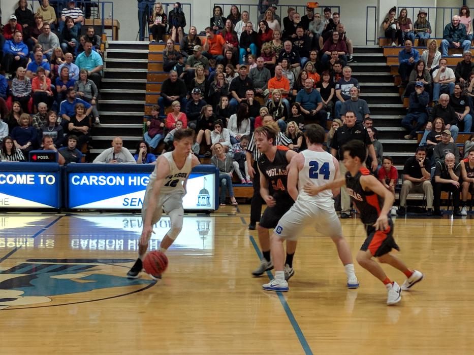 Trent Robison executes the Pick & Roll.