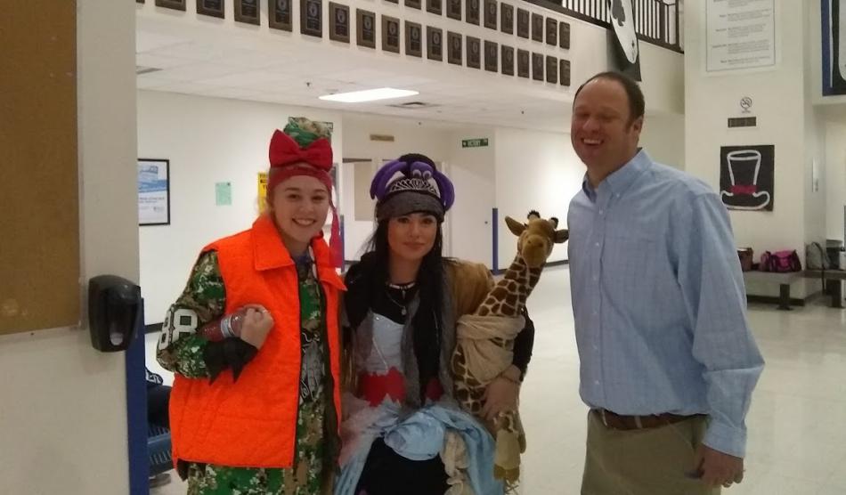 CHS Vice Principal Gavin Ward Mobbing the Halls.