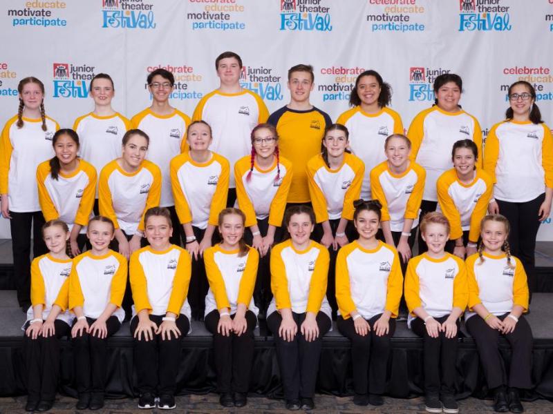 The 25 Wild Horse Children's Theater students, ages 5 to 16, presented selections from Honk JR. James Barker Photography