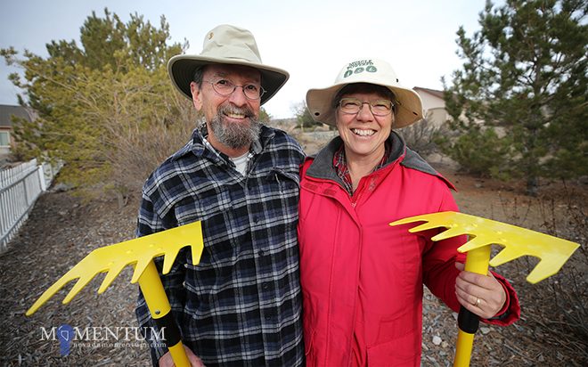 Larry Marinel and Jo Foster met through Muscle Powered, a hiking and trail advocacy group. Cathleen Allison, Nevada Momentum