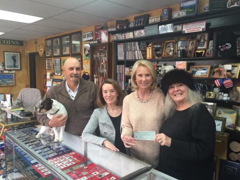 From left: Dan Wilson - Downtown Coin, Susan Crowell, Genevieve Frederick - Pets of The Homeless, Carol Paz - Carpa Nevada, LLC