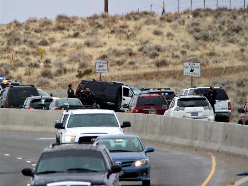 Photo by Brett Fisher. Traffic on U.S. Hwy 50 East was affected for six hours Saturday.