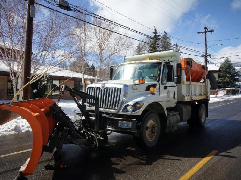 Send in the plows this week? Weather Service says snow possible to valley floors by Saturday. Photo by Jim Gustafson