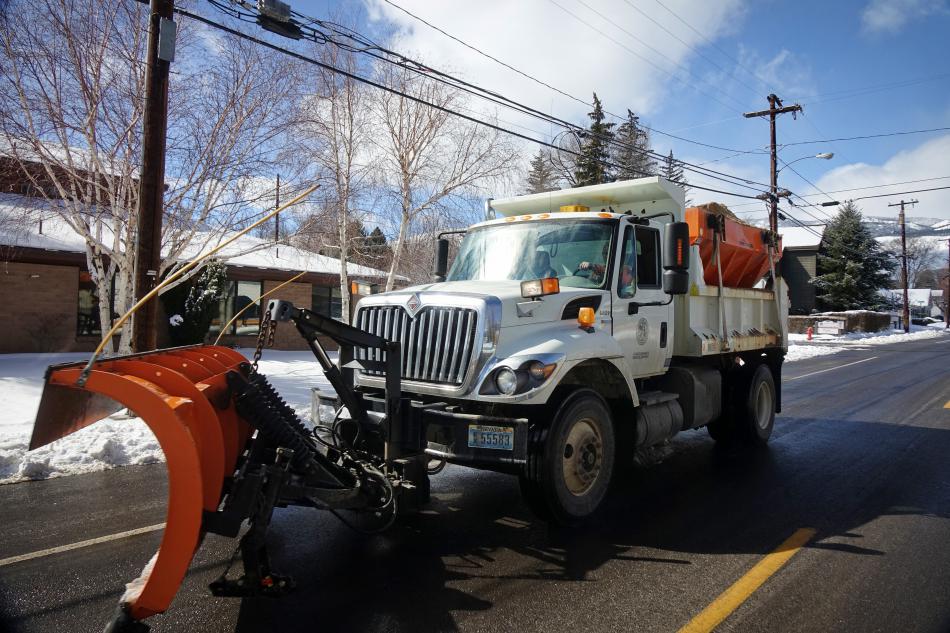 Send in the plows this week? Weather Service says snow possible to valley floors by Saturday. Photo by Jim Gustafson
