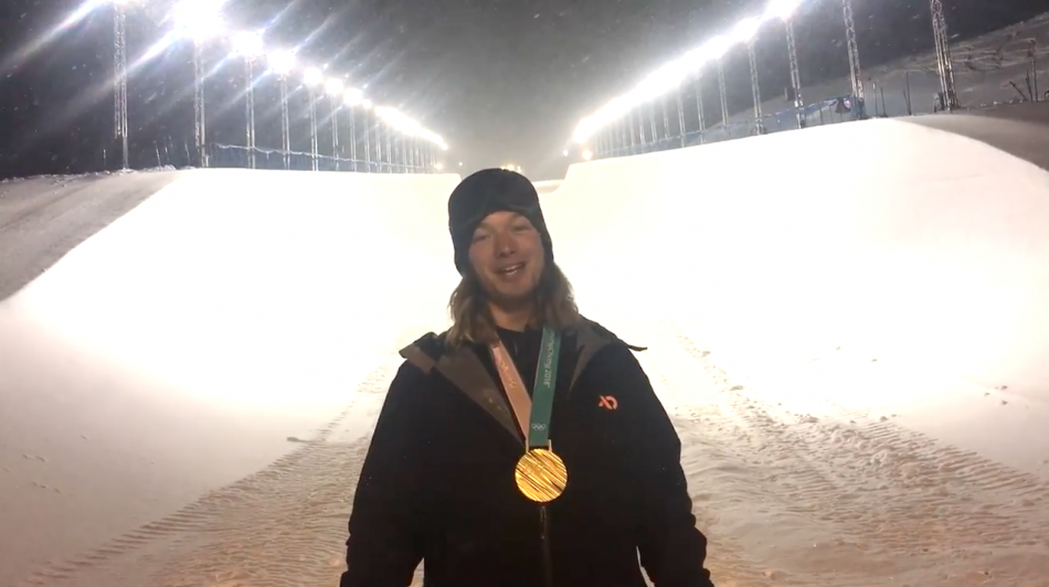 Olympic gold medalist David Wise.