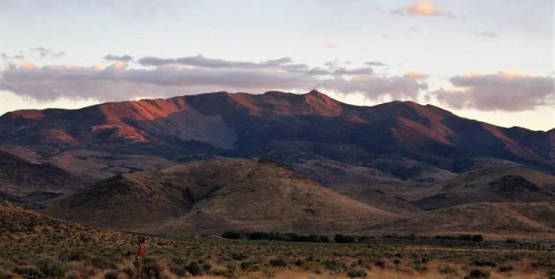 Photo by Brett Fisher. Taken from Carson Plains in east Dayton Valley.