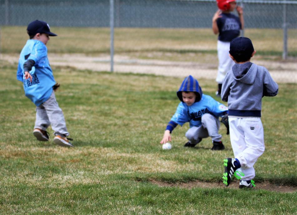 First baseman fields a live ball Saturday at Governor's Field.