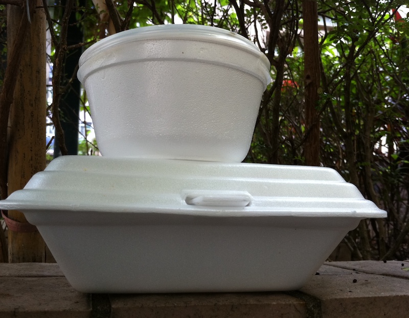 Plastic and Styrofoam food contains such as these will be part of the South Lake Tahoe ban. Wikipedia photo