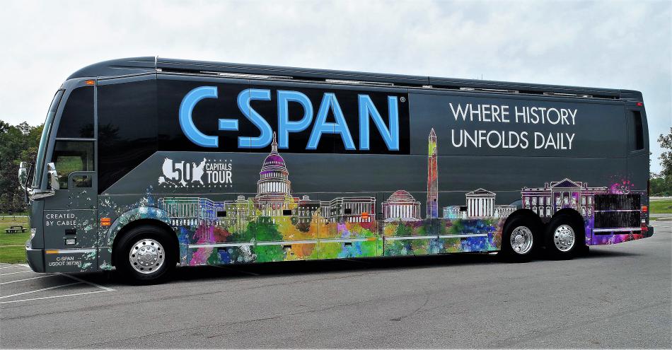 The C-SPAN Bus, photo courtesy C-SPAN.org