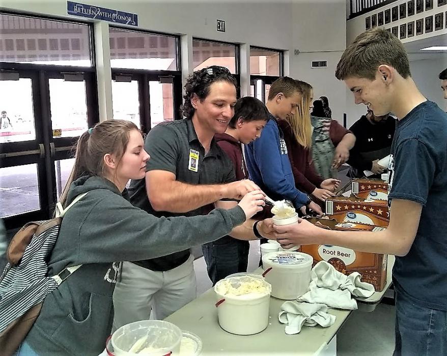 CHS FCA Root Beer Floats Advisor Ty McMillen.
