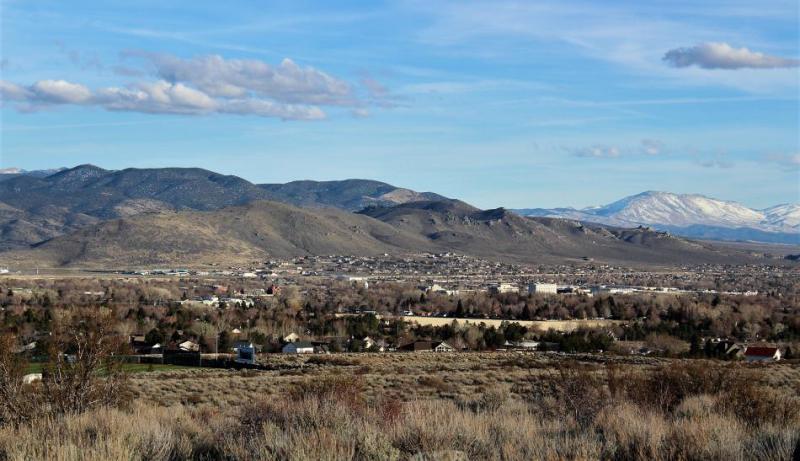 Photos by Brett Fisher. View of Carson City from the Jack C. Davis Observatory.
