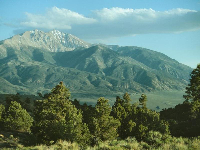 Nevada's Boundary Peak in Esmeralda County.