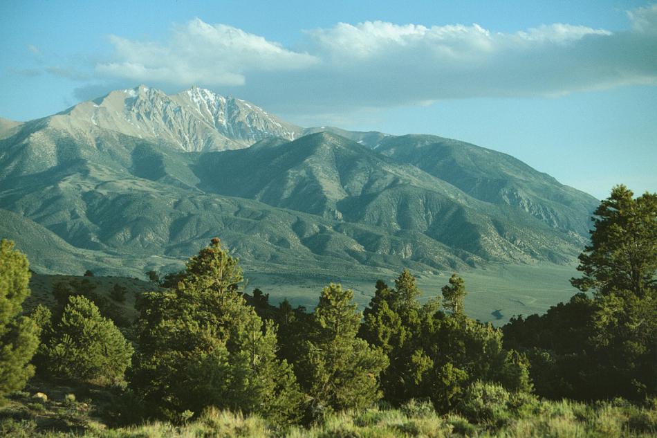 Nevada's Boundary Peak in Esmeralda County.