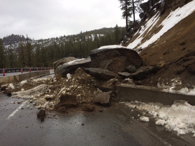 NDOT also extended the westbound, lakeside Cave Rock tunnel entrance to enhance safety by catching rock fall.