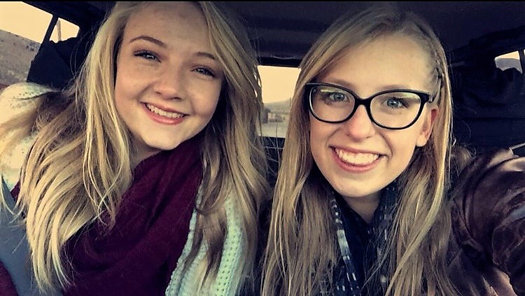 CHS FCA members Sara Sever and Kamille Soderstrom