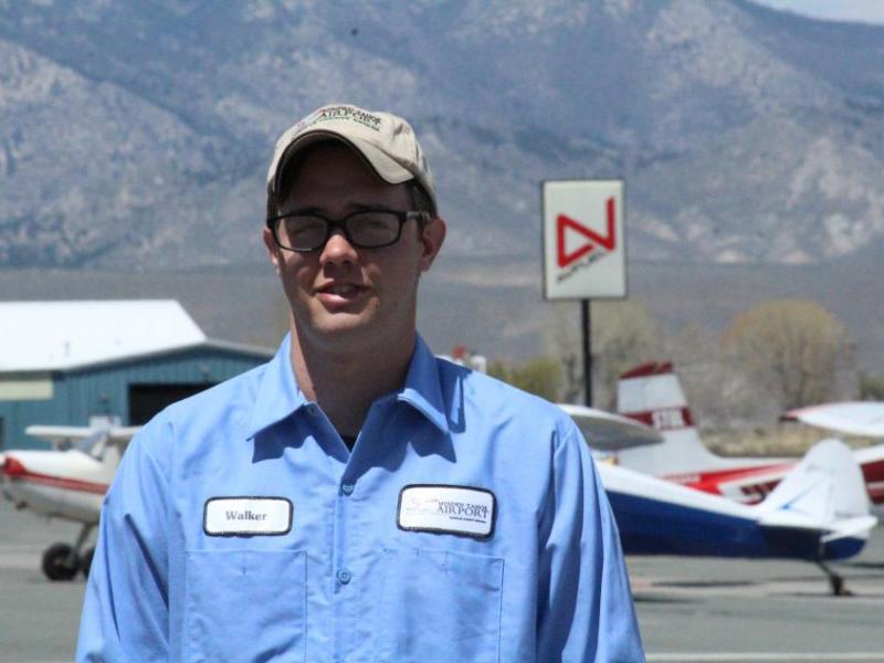 Walker Jackson’s career has taken flight at Minden-Tahoe Airport with help from JOIN Inc.