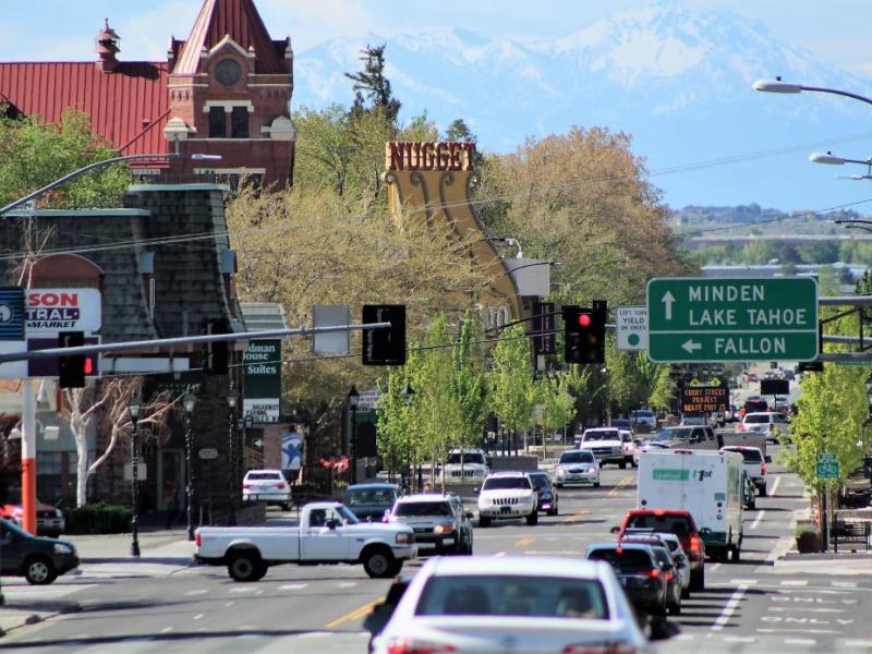 Photo by Brett Fisher. North Carson Street facing south toward William Street.