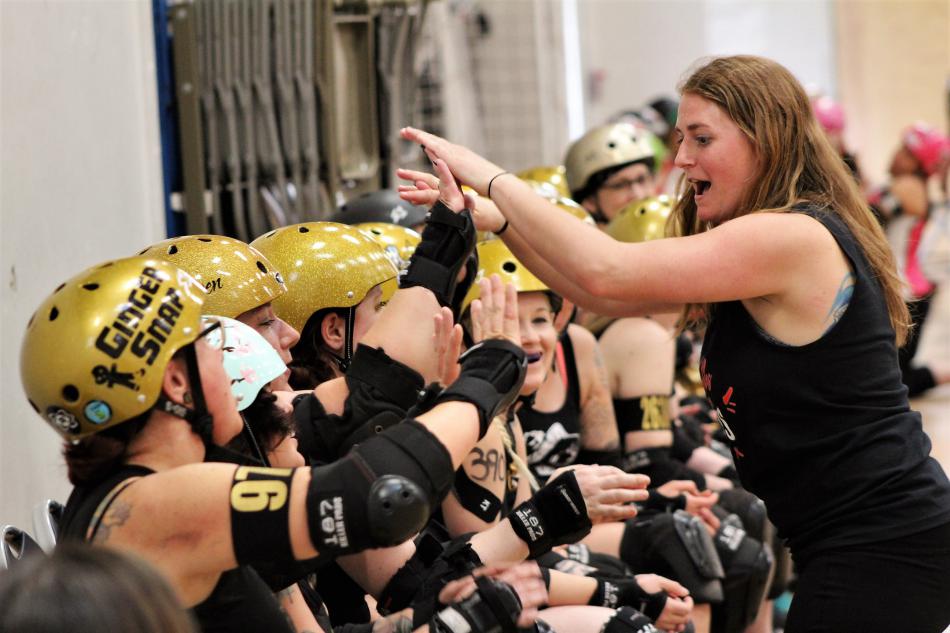 High fives are given before the first whistle.
