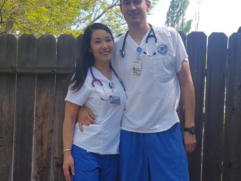 Katia and Jessie Perez are graduates of WNC's nursing program.