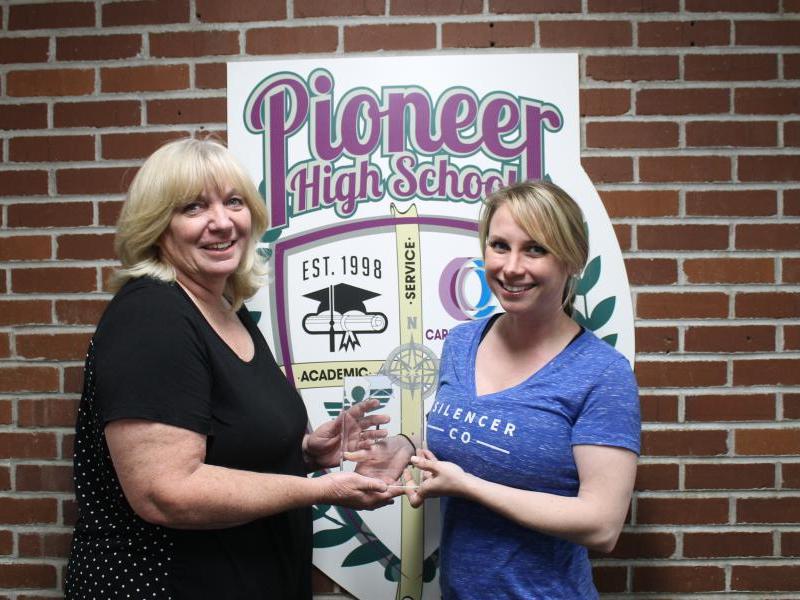 Jill Council, Carson Online Coord., Tanya Watts, PHS Teacher