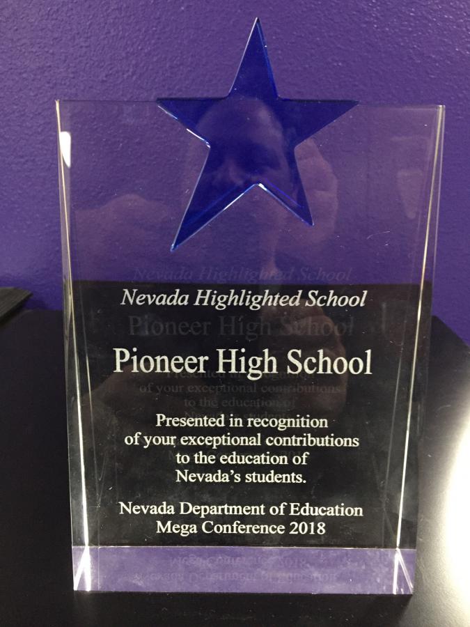 Pioneer High School Award