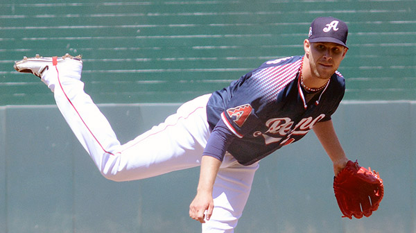 Bradin Hagens pitched 5.2 innings to earn the win. Tim Parsons/ Tahoe Onstage file