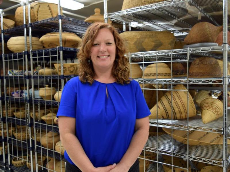 Anna Camp is the Curator of Cultural Collections at the Nevada State Museum in Carson City. Photo by Guy Clifton, Travel Nevada