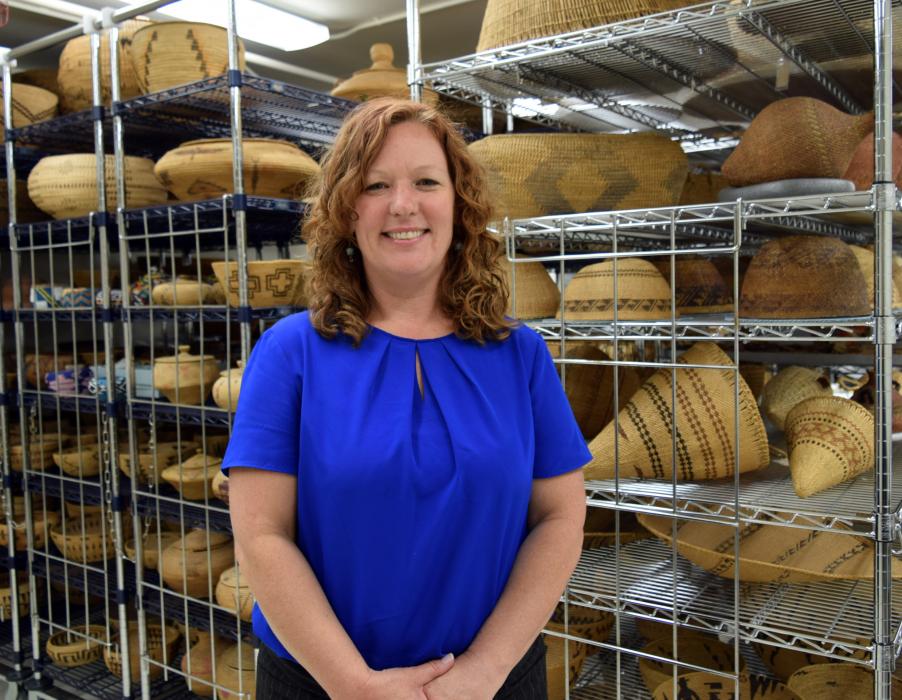 Anna Camp is the Curator of Cultural Collections at the Nevada State Museum in Carson City. Photo by Guy Clifton, Travel Nevada