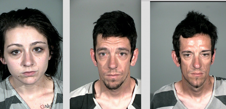 Arrested were Rumor Schilling, Gene Crandell and Jonathan Crandell.