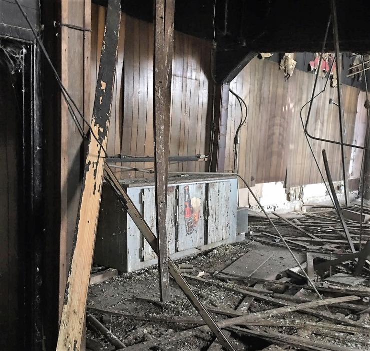 Photo courtesy NBA. Interior of Jack's Bar.