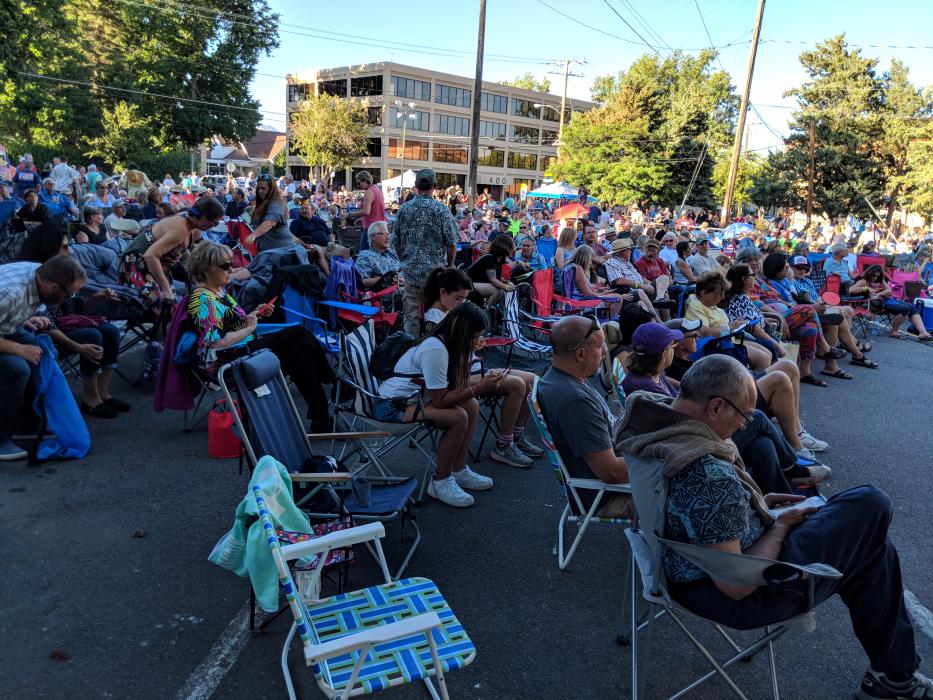 The Carson City Levitt AMP brought a packed attendance.