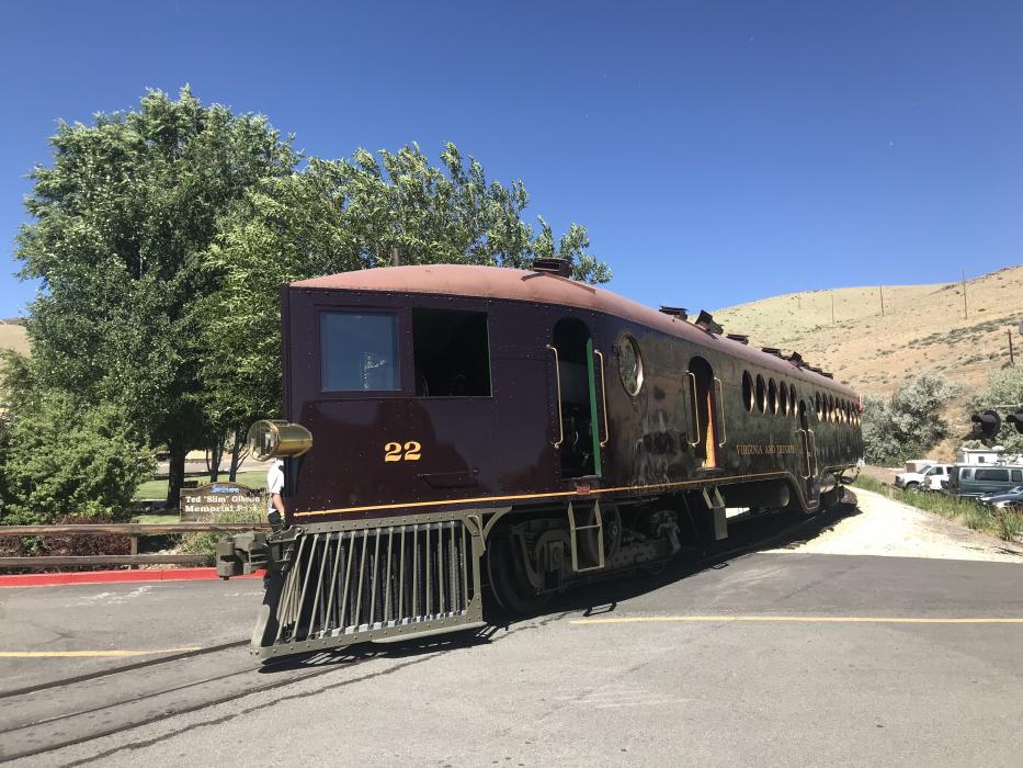 The McKeen Motor Car chugged its way around the museum property.
