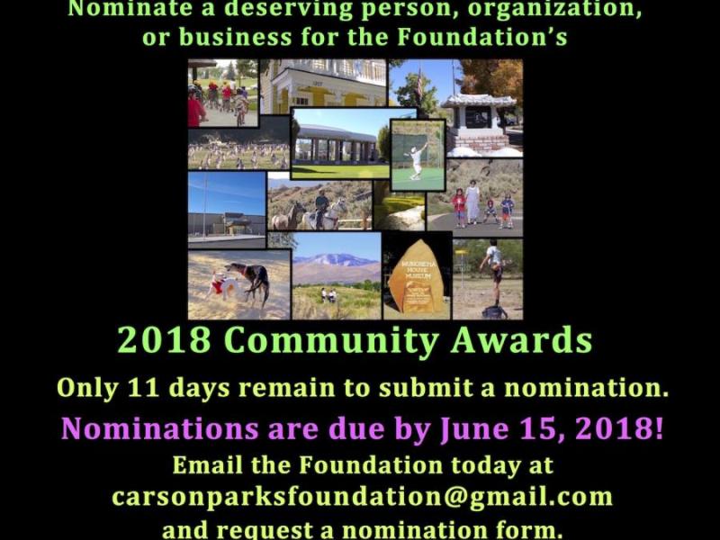 Nominations Parks Foundation 2018 Awards Due June 15, 2018