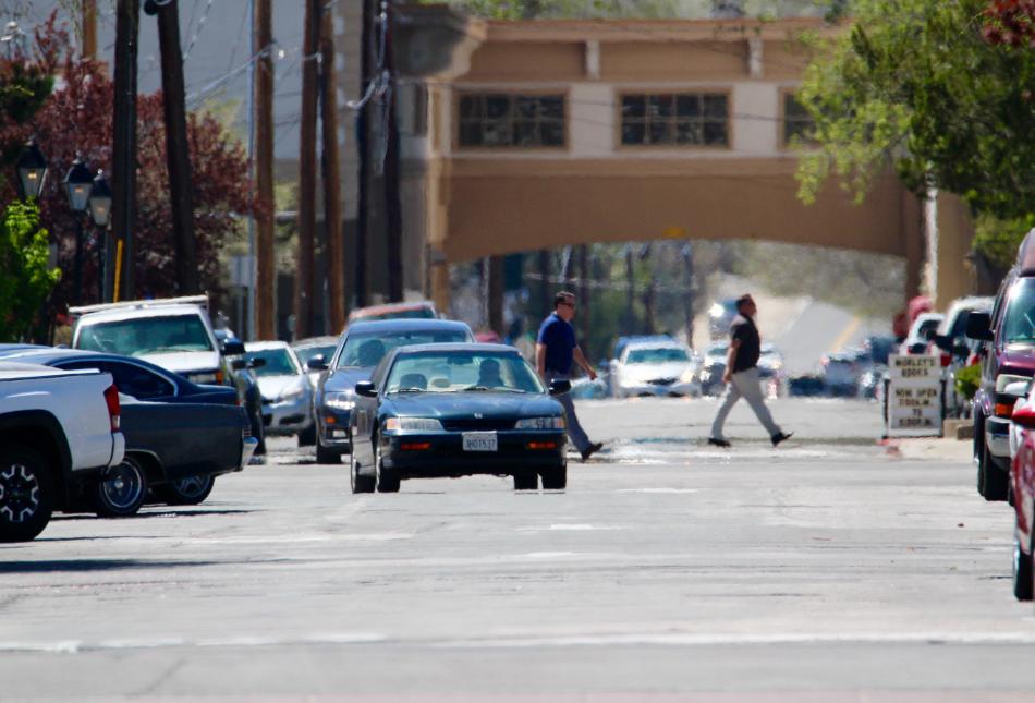 Photo by Brett Fisher. Curry Street in downtown Carson City.