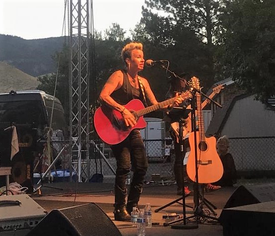 Northern Nevada local Athena McIntyre performed as the headliner at Saturday's concert.