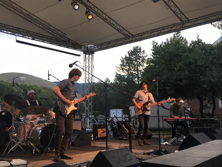 Seattle-based singer/songwriter Ian Moore opened Saturday's concert.