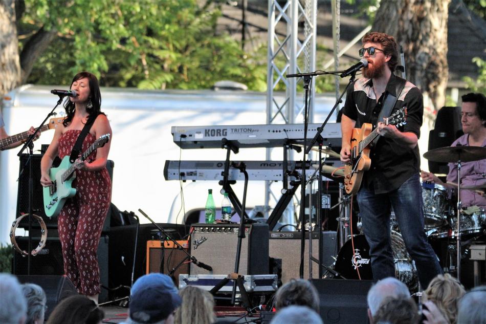 Midnight North opened the Concert Under the Stars Wednesday for Jefferson Starship.