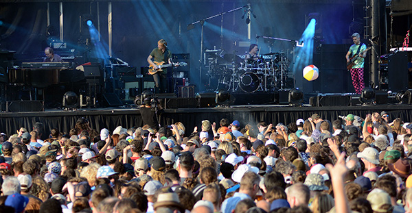 Phish opens its tour before a sellout crowd Tuesday at the Lake Tahoe Outdoor Arena at Harveys. Photos by Tim Parsons