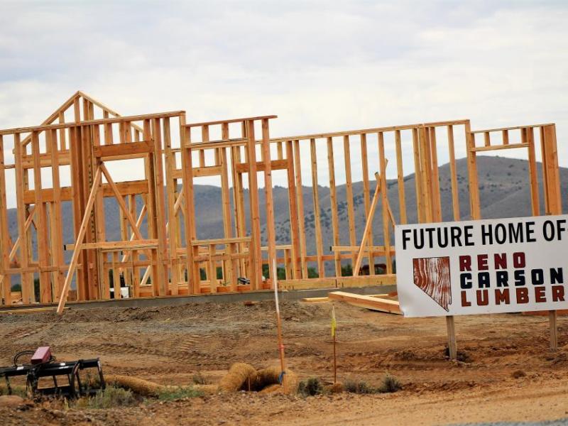 Photo by Brett Fisher. Construction of a 2,000 retail facility at 3691 Arrowhead Drive.