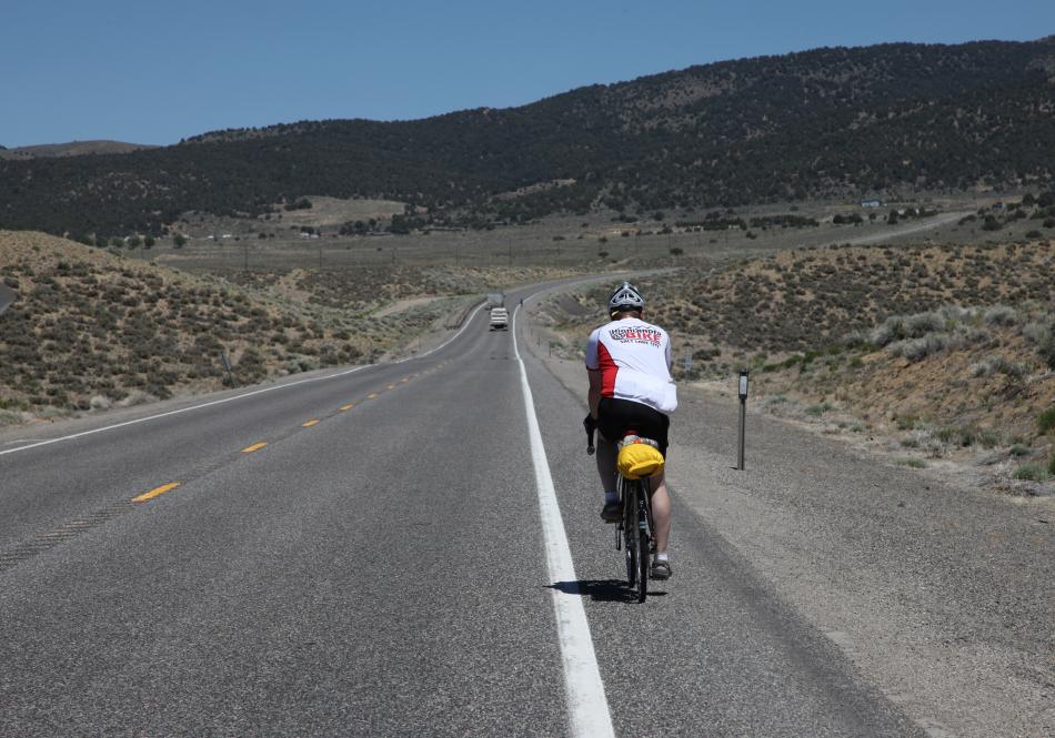 The designation makes Nevada the tipping-point 26th state in the union with a national bike route. NDOT photo