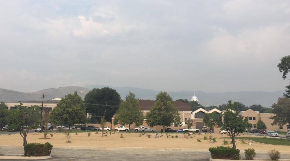 Air quality in Carson City on Tuesday morning reached the