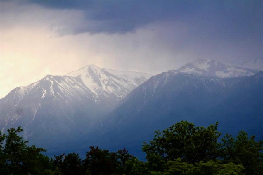Photo by Brett Fisher. Thunderstorms in the Carson Valley.