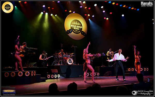 “What’s Goin’ On” — Solid Gold Soul is presented four times a week at Harrah’s Lake Tahoe. Tahoe Onstage photo by Larry Sabo
